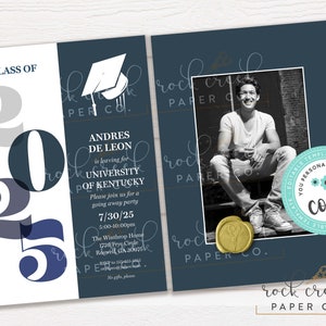 College Send Off Invitation: Editable Farewell Party Template (Instant Digital Download, 5&quot;x7&quot;)