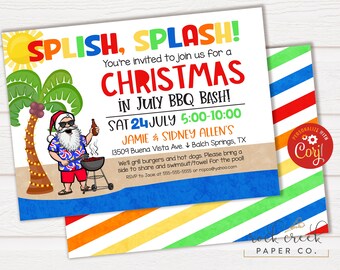 When Is Christmas In July 2022 Celebration On Etsy Christmas In July | Etsy