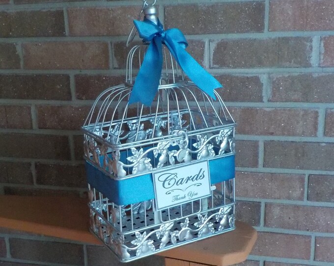 Silver Wedding Card Holder, Bridal Shower Cards, Baby Shower Cards ...