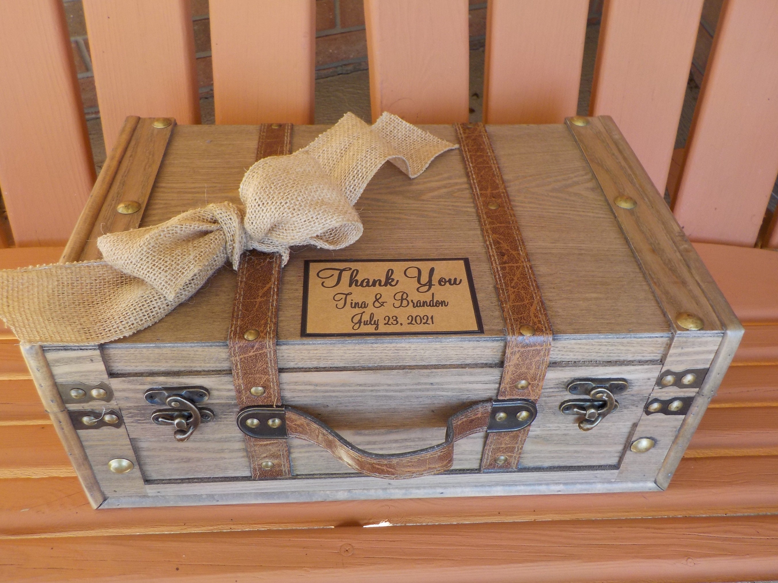 Greeting Card Organizer Storage Box Trunk 