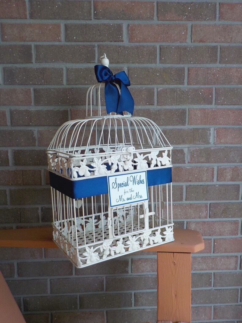 Bird Cage Wedding Cards Shower Cards Bird Cage Card Holder Etsy