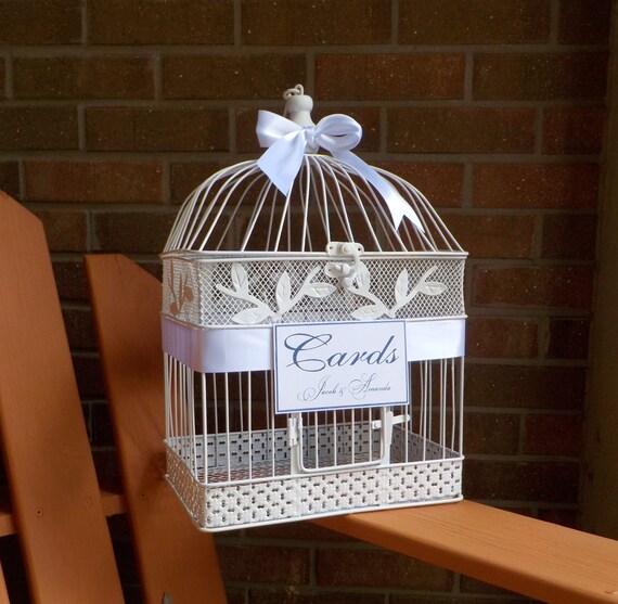 Wedding Bird Cage Money Holder Bird Cage Wedding Card Box Etsy