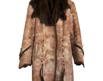 Vintage 90s Penny Lane Afgan Faux Fur Streetwear Coat