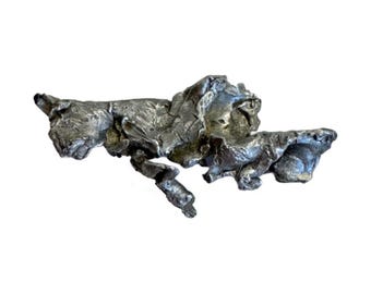 Campo Del Cielo Meteorite Brooch Pin 2.5" Long RARE Unique Jewelry Item