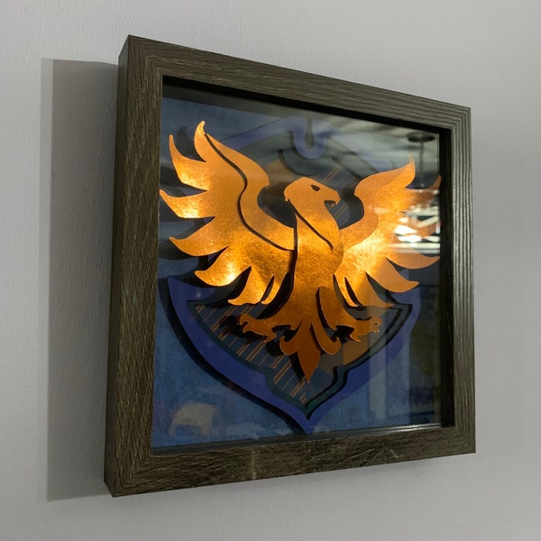 Ravenclaw Shadow Box, Made to Order, Geek/Nerd Home Decor