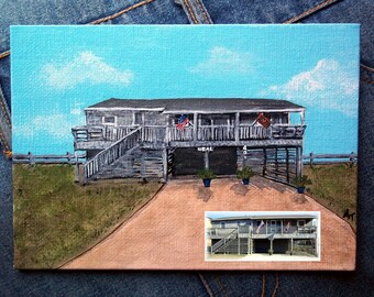 Real Estate Closing Gift 5 x 7 Hand Painted HOUSE PORTRAIT