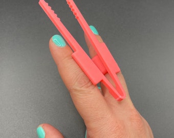 GamerSticks - one handed finger chopsticks for video games, card games, or work - keep a clean keyboard