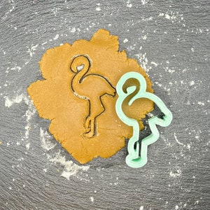 Foremka do ciastek w kształcie flaminga: Tropikalna letnia impreza, luau (drukowana w 3D)