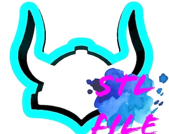 Viking Helmet Cookie Cutter STL File: 3D Print Digital Download