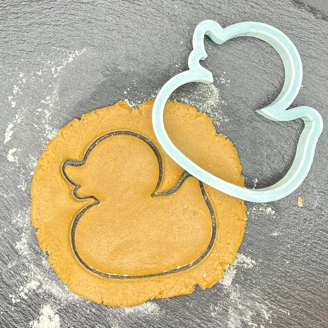 Rubber Duck Outline Cookie Cutter: 3D Printed Fondant Cutter - Etsy