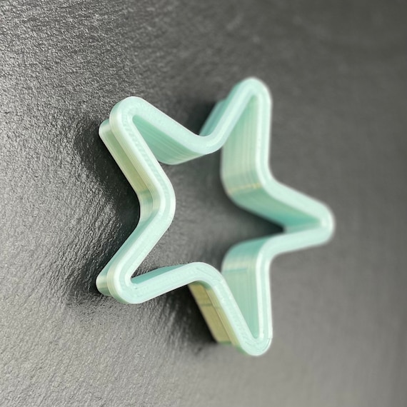 Star Clay Cutter Stencil Cutter Set Small Starfish Space Cutter Fondant Polymer Clay 3D Printed Clay Cutter