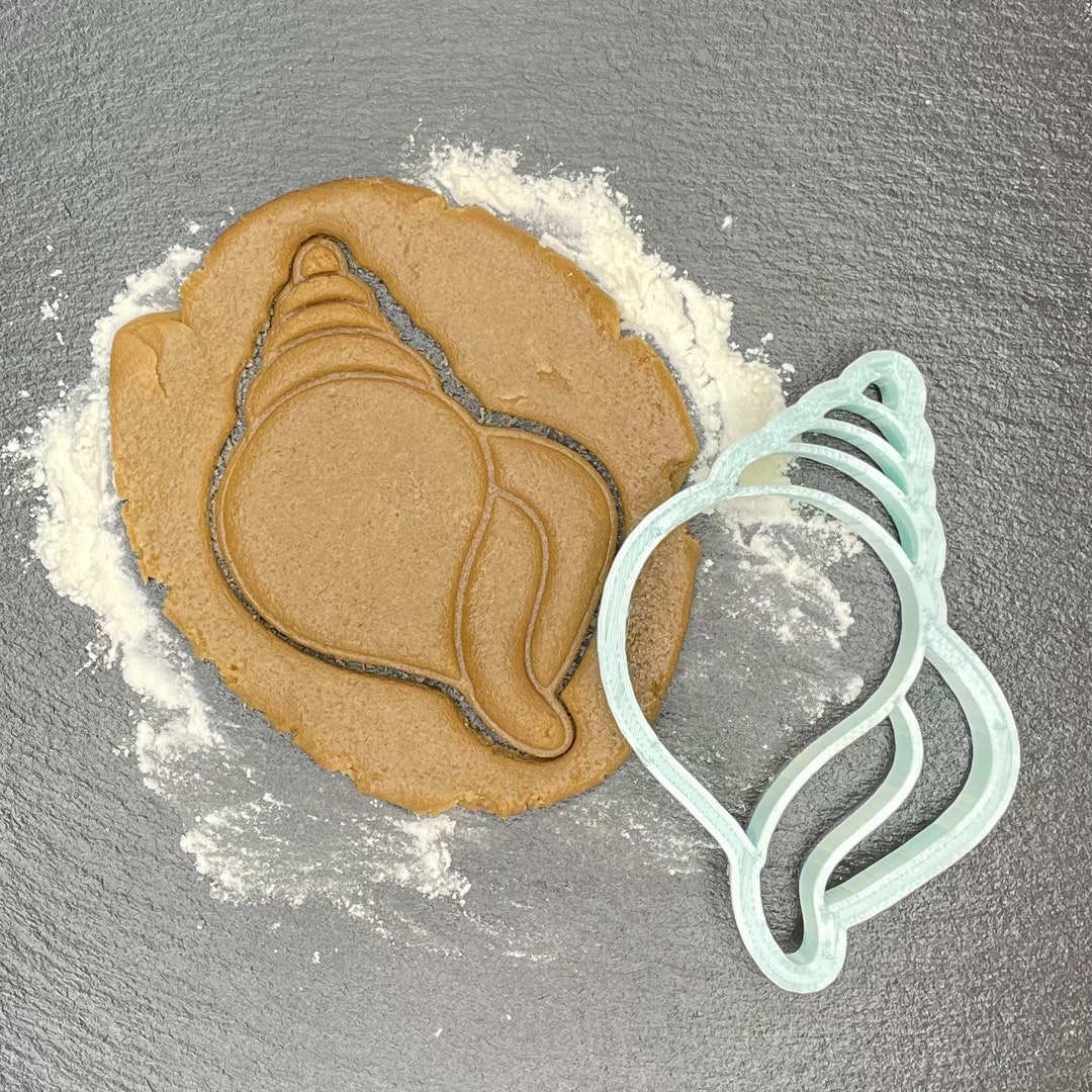 Drill Seashell Cookie Cutter Beach Theme Fondant Cutter Etsy
