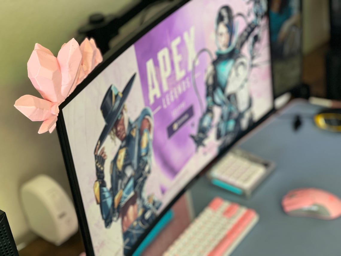 3D Printed Crystal Monitor Decoration: Gamer Desk Flair - Etsy