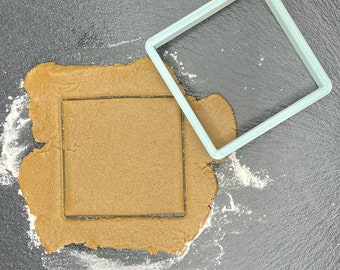 Square Cookie Cutter: 3-Inch Basic Shape, Fondant & Clay Cutter