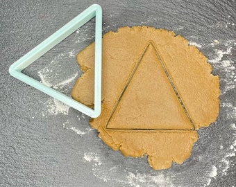 Triangle Cookie Cutter: 3-Inch Basic Shape, Fondant & Clay Cutter