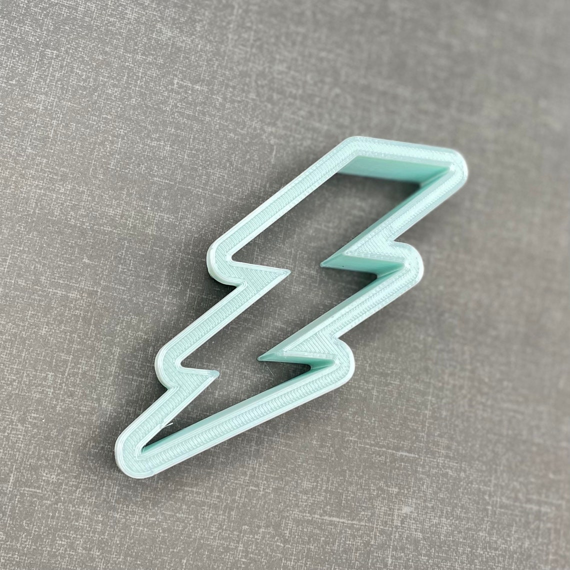3D STL Print File Lightning Bolt Cookie Cutter / Fondant Etsy Australia