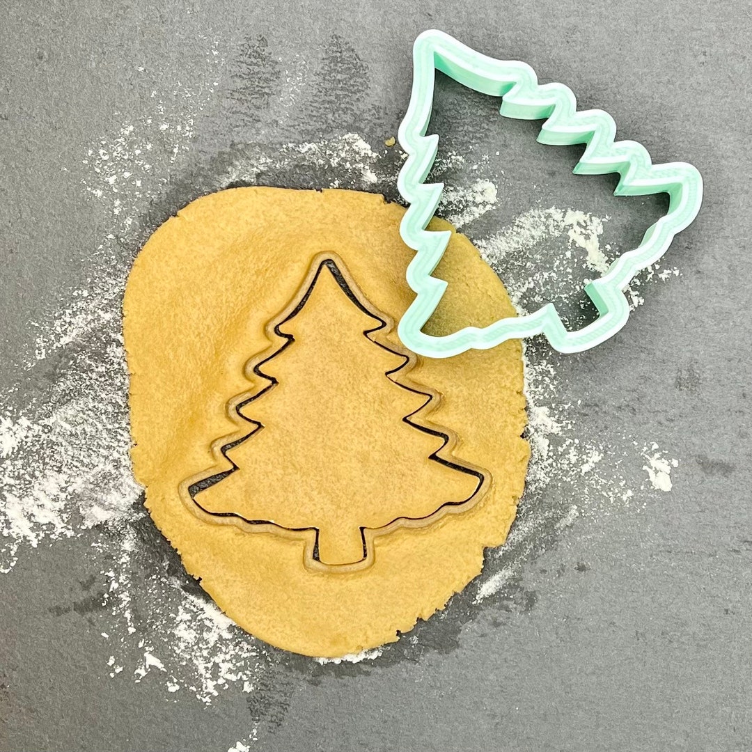 Christmas Tree Cookie Cutter 4, Pine Tree Outline Cookie Cutter