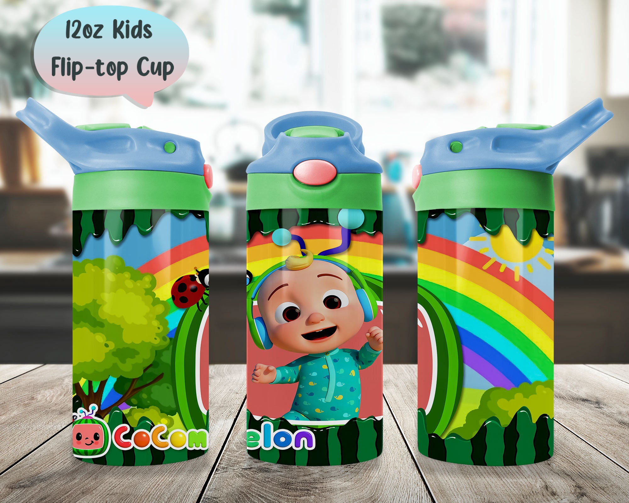 Kids Tractor Tumbler Wrap Design, 12oz Flip Top Sippy Cup Sublimation  Design, Kids Waterbottle Wrap, Children Design, Tractor Theme