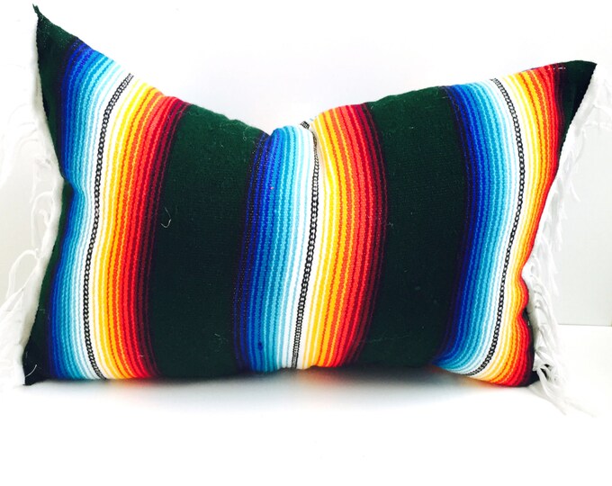 Mexican Blanket Pillow / Urban Outfitters Decor / Summer Etsy
