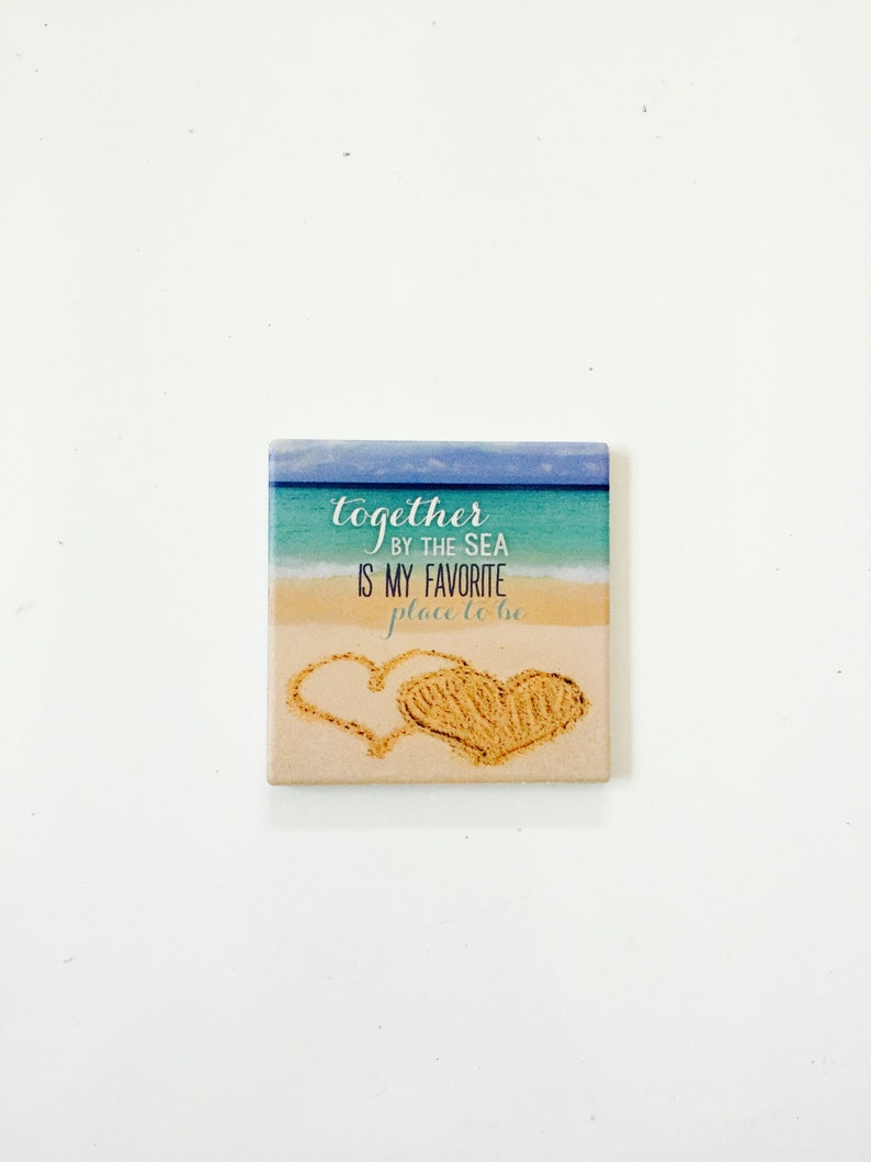 Beach Coasters Beach Decor Nautical Coasters Beach Gift Etsy
