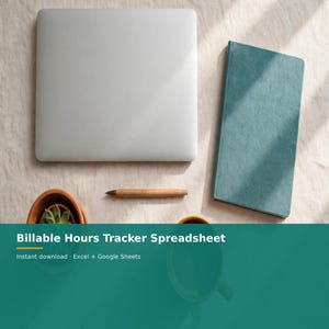 Tabellenkalkulation zur Erfassung abrechenbarer Stunden | Excel-Vorlage zur Zeiterfassung für Freelancer, Stundenerfassungsprotokoll für Google Sheets
