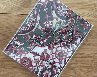 Beckford, Pure Silk Scarf: New Vintage, Large Ethnic Design, Boxed