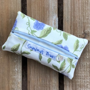 Tissue Holder ~ Grandma of the Bride ~ New, Vintage 1995 ~ Laura Ashley &quot;Henrietta&quot; ~ Pocket, Handbag ~ Sustainable Wedding Gift
