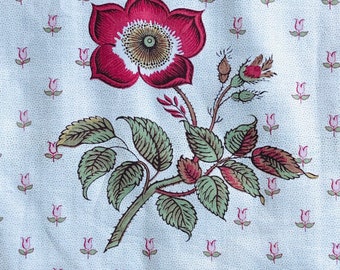 Kew Gardens ~ Laura Ashley ~ New Vintage, 1984 ~ Haberdashery ~ Country Furnishing Cotton ~ 120 CM Wide X 50 CM Long ~ Sustainable Home