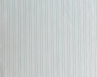 Tela Candida de Laura Ashley: Algodón vintage blanco jade, 1981 - Acolchado y decoración