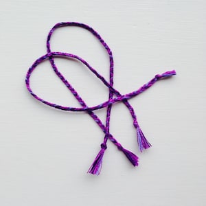 Umbilical Cord Ties ~ One Pair ~ With Instructions ~ Choice of Colours ~ Newborn Baby ~ Handmade, Cotton ~ Alternative to Plastic Cord Clamp