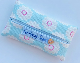 Porta-lenços de casamento: bolso "Para Lágrimas de Felicidade", tamanho bolsa