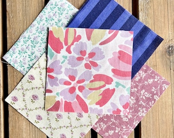 ローラ アシュレイ コットン パッチワーク スクエア：ヴィンテージ