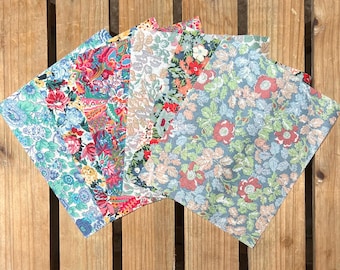 Liberty of London, Tana Lawn: 25 Oblong Pieces, 13 X 15 CM, Mixed Designs