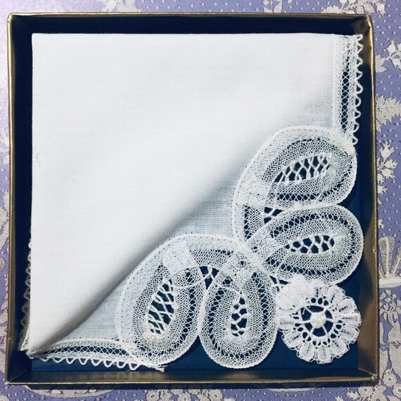 belgian lace handkerchief