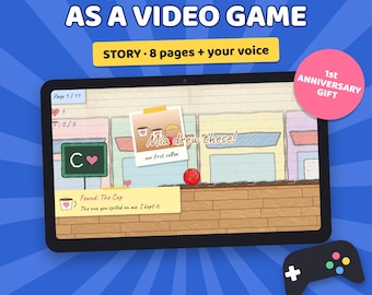 Personalized Love Story Video Game, Made From Your Photos