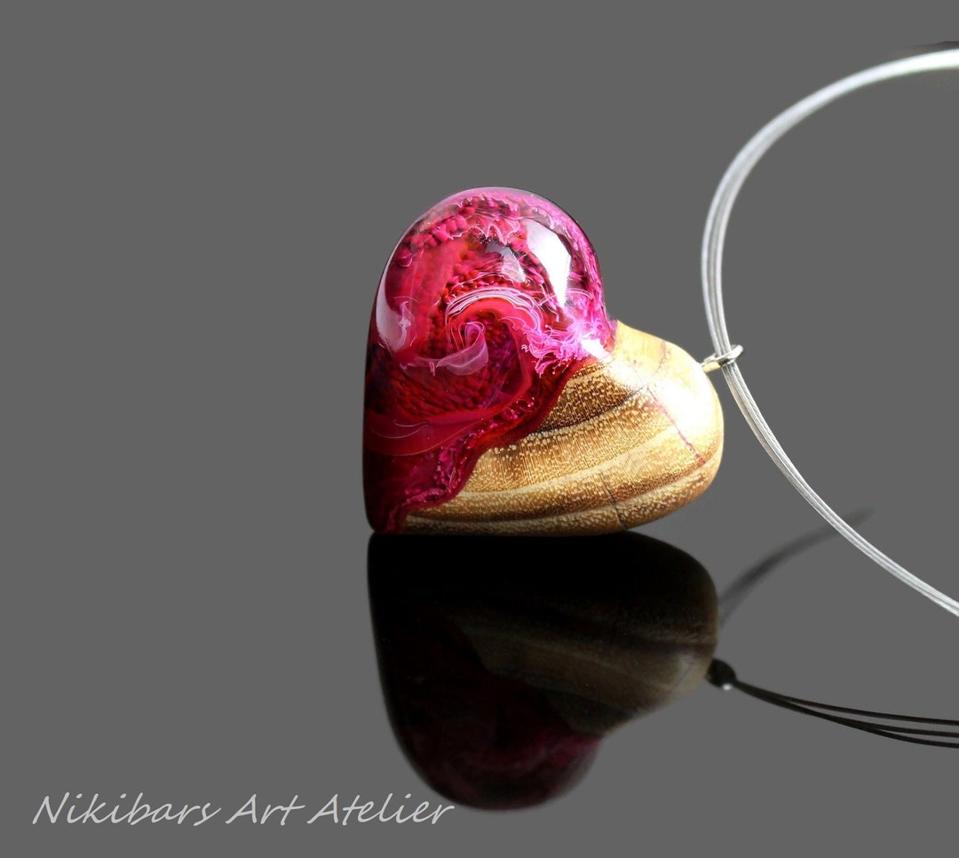 Heart Clay/Resin Necklace main image 0
