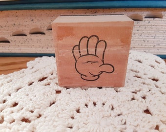 High Five Stamp, Hand Stamp, Handy Helpers, Mickey Mouse Clubhouse Stamp, Disney Stamp, Stop Hand