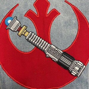 Large Obi-Wan Lightsaber Hilt Patch