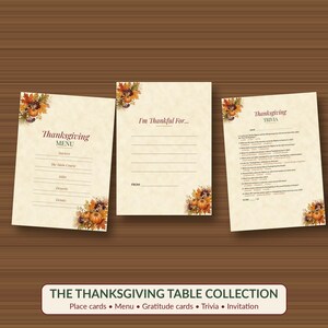 Friendsgiving Invitation Printable, Fill-In Fall Dinner Party Invite, Woodland 5x7 image 6