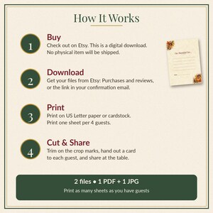 What Are You Thankful For Cards Printable, Thanksgiving Gratitude Game, Fall Activity image 4