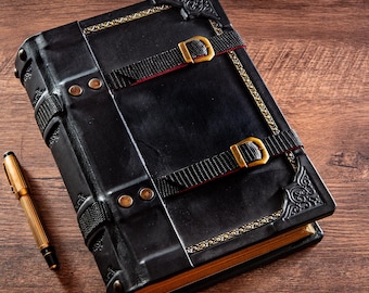 Belted Secrets: 8 x 10 Inches, 360 Blank Pages - Unveiling Mysteries with a Strap Closure
