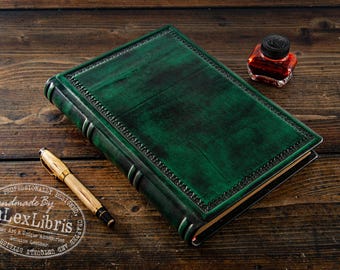 Skyrim Leather Journal: Large Medieval Handbook With Blank Pages