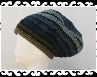 Rastahat Tam olive blue lined  Size M