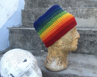 Bandeau Dreads Tube Hat arc-en-ciel Taille XL