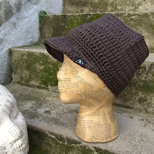Rasta Tube VEGAN - Headband - Size L - with brim - 100% cotton - zartbitter - lined
