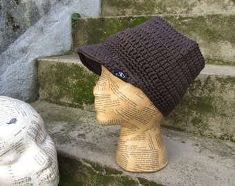Rasta Tube VEGAN - Headband - Size L - with brim - 100% cotton - zartbitter - lined