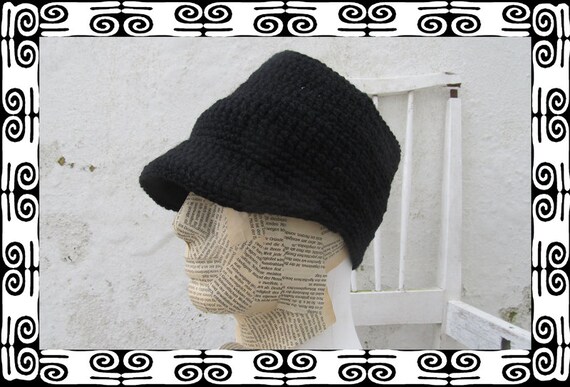dread hat with brim