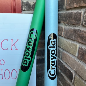 MAIS VENDIDO! Etiqueta Gigante de Lápis de Cera Crayola