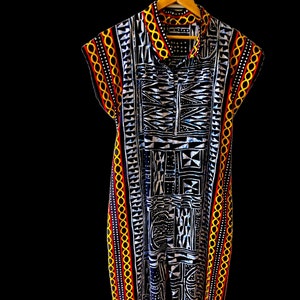 Vibrant African Print Jumpsuit Ankle Length Front Zipper, Pockets, and Collar - Available in Stunning Wax Prints Ankara Jumpsuit