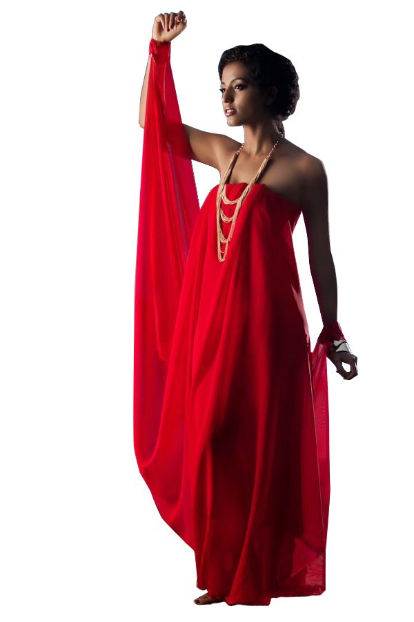Red Grecian Goddess Gown...Other Colors:black, White, Emerald Green, Pink, Yellow